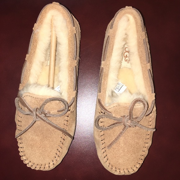 UGG Other - Authentic UGG Kids Dakota Suede Moccasin Slippers